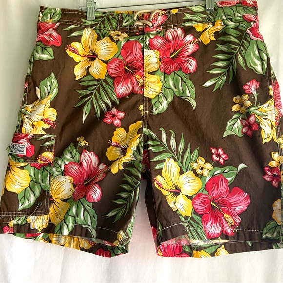 Polo Ralph Lauren Swim Polo Ralph Lauren Mens Floral Swim Trunks Sz